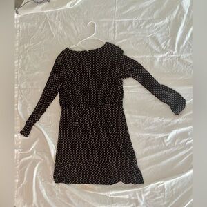 LOFT Long Sleeve Black Dress Size M-L